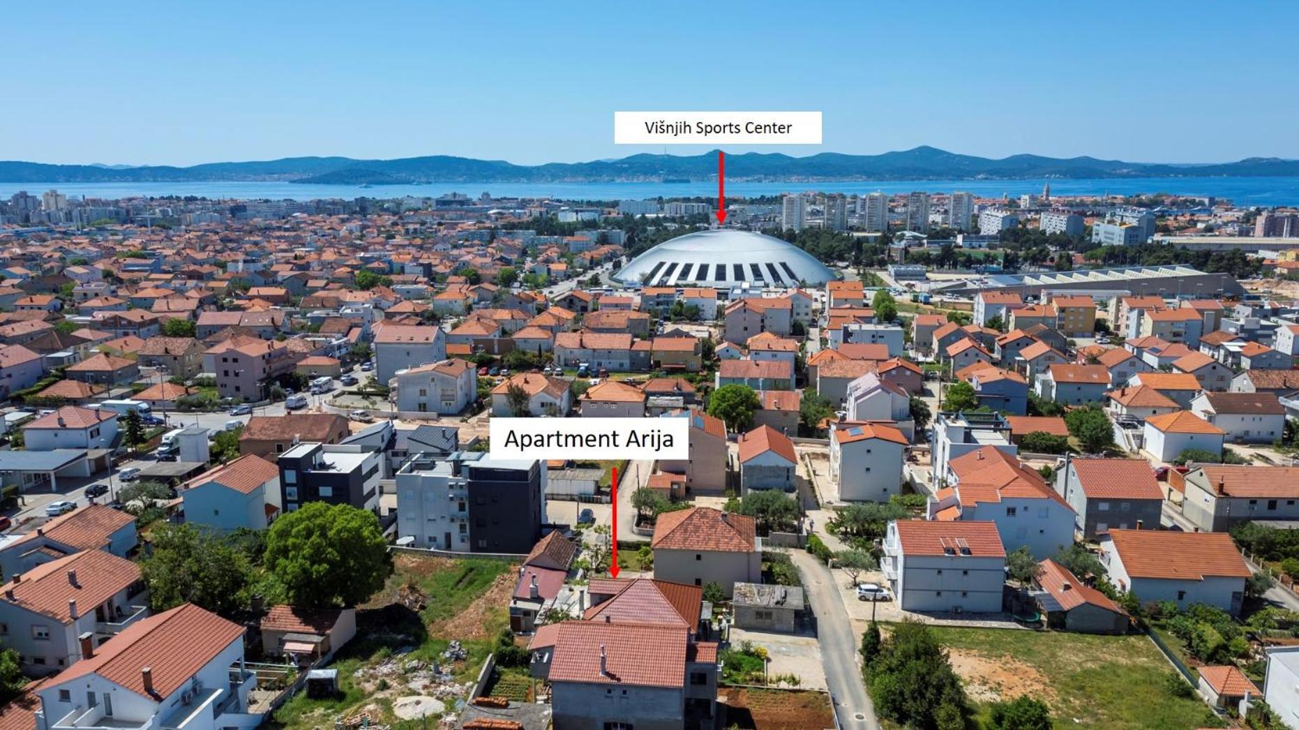 Apartment Arija Zadar Eksteriør billede